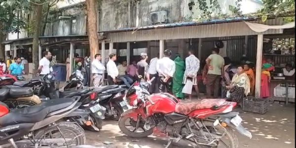 घर में आग लगने के बाद गैस सिलेंडर विस्फोट, कई झुलसे