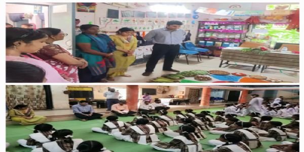 कलेक्टर ने स्कूल, पोटाकेबिन छात्रावास, अस्पताल व आंगनबाड़ी का किया निरीक्षण