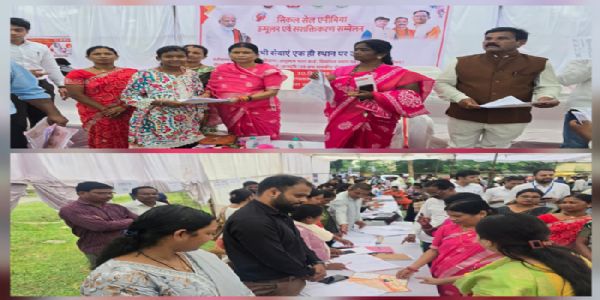 स्वास्थ्य व दिव्यांगजन शिविर में 570 की हुुई जांच, 210 को मिले प्रमाण पत्र