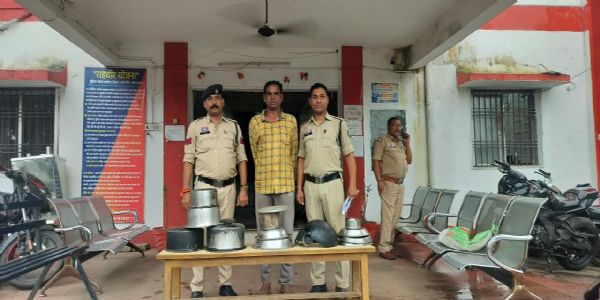 बलौदा में सूने मकान का ताला तोड़कर चोरी का आरोपित गिरफ्तार, करीब सात हजार का माल बरामद