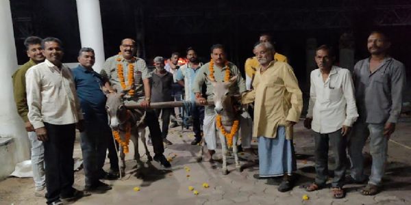 मंदसौरः अच्छी बारिश की आस में किया अनोखा यत्न- वार्ड 26 चंद्रपुरा के नागरिकों ने श्मशान घाट में की बुवाई