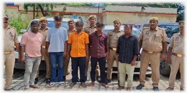 ईट भट्टा कारोबारी पर फायरिंग के मामले में पांच आरोपित गिरफ्तार