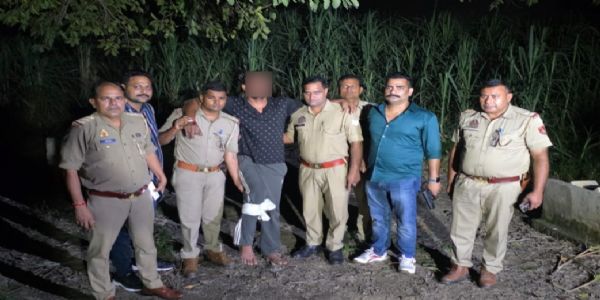 बागपत पुलिस मुठभेड़ में दबोचा गया फरार आरोपित, पैर में गोली लगने से घायल