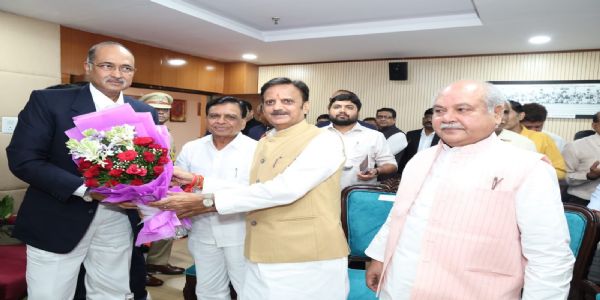 मध्य प्रदेश हाई कोर्ट के नवनियुक्त मुख्य न्यायाधीश न्यायमूर्ति अल्पेश यशवंत कोगजे को उप मुख्यमंत्री शुक्ल ने दीं शुभकामनाएं
