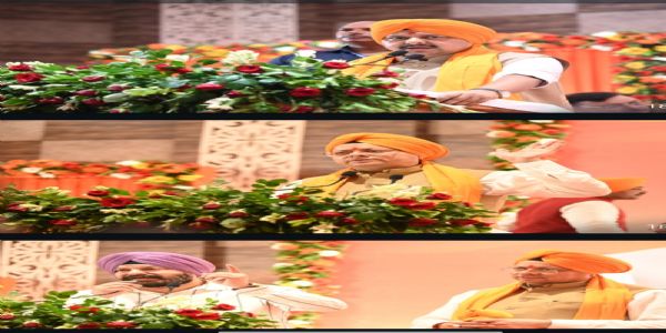 रुद्रपुर में पंजाबी सम्मेलन को संबोधित करते भाजपा के राष्ट्रीय अध्यक्ष नितिन नवीन और मुख्यमंत्री धामी। रुद्रपुर में पंजाबी सम्मेलन को संबोधित करते भाजपा के राष्ट्रीय अध्यक्ष नितिन नवीन और मुख्यमंत्री धामी।