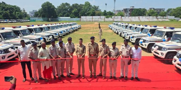 पलामू पुलिस को मिले 31 नए वाहन, बढ़ेगी पेट्रोलिंग