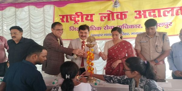 भागलपुर में राष्ट्रीय लोक अदालत, एमएसीटी के 45 मामलों में 4.50 करोड़ का मुआवजा तय, ट्रैफिक चालान पर मिली भारी राहत