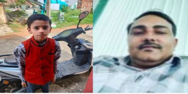 (अपडेट)हाइवा की चपेट में आने से पिता-पुत्र की मौत