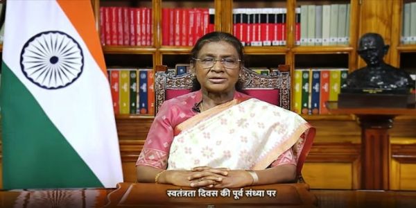 गणेश चतुर्थी की पूर्व संध्या पर राष्ट्रपति द्रौपदी मुर्मु ने देशवासियों को दी शुभकामनाएं
