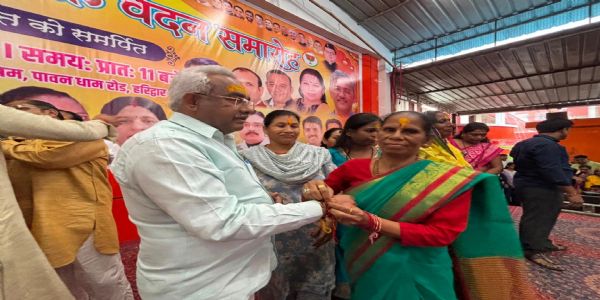 भाजपा ने मनाया नारी शक्ति वंदन समारोह
