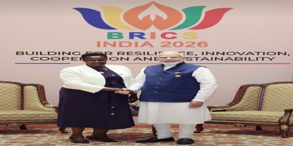 प्रधानमंत्री मोदी की युगांडा की उपराष्ट्रपति से द्विपक्षीय वार्ता, ग्लोबल साउथ की आवाज मजबूत करने पर बल