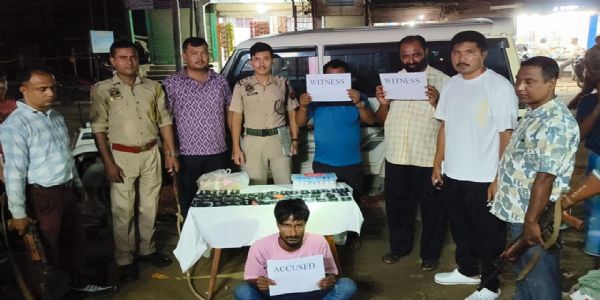 Image of the ₹1 Crore Worth of Suspected YABA Tablets Seized in Cachar and One Arrested Accused. Image of the ₹1 Crore Worth of Suspected YABA Tablets Seized in Cachar and One Arrested Accused.