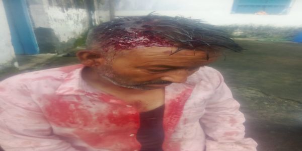 धारकाेट गांव में भालू ने ग्रामीण पर हमला कर किया गंभीर घायल