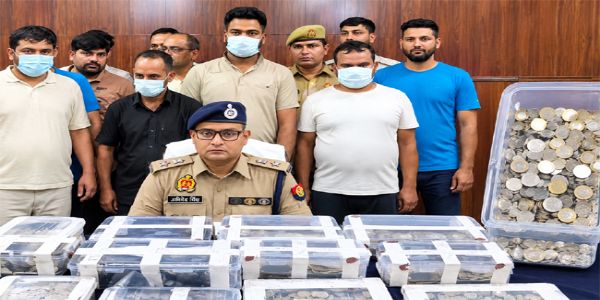 सोनीपत: बड़ी औद्योगिक क्षेत्र में नकली सिक्के बनाने की फैक्ट्री पकड़ी, पांच गिरफ्तार