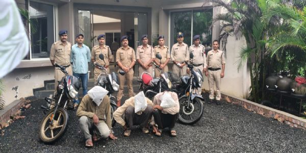 राजगढ़ः सीसीटीवी कैमरों की जांच से पकड़ाया चोर गिरोह, 11 वारदातों का खुलासा