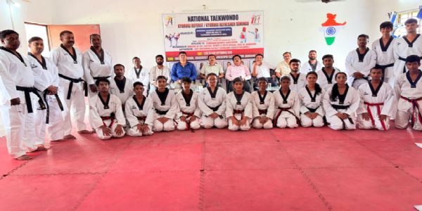 राष्ट्रीय ताइक्वांडो रेफरी सेमिनार में 98 प्रतिभागियों ने लिया हिस्सा