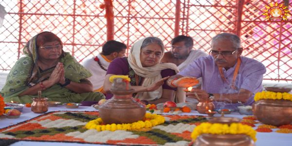 श्रीराम मंदिर में पंचायतन यज्ञ प्रारम्भ