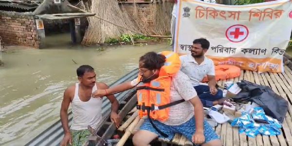 गंगा नदी के पानी से भूतनी के कई गांव जलमग्न