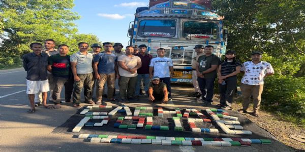 Image of the Cachar Police Seizure of 2.2 Kgs of Suspected Heroin and One Arrested Accused. Image of the Cachar Police Seizure of 2.2 Kgs of Suspected Heroin and One Arrested Accused.