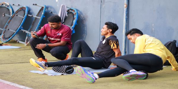 साई तिरुवनंतपुरम में प्रशिक्षण करते मलेशियाई एथलीट साई तिरुवनंतपुरम में प्रशिक्षण करते मलेशियाई एथलीट