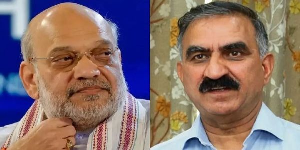 गृह मंत्री अमित शाह - हिमाचल के सीएम सुखविंदर सिंह सुखू (फाइल फाेटाे)