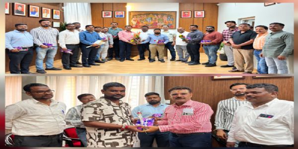 महापौर ने अभियंता दिवस पर नगर निगम के अभियंताओं का किया सम्मान