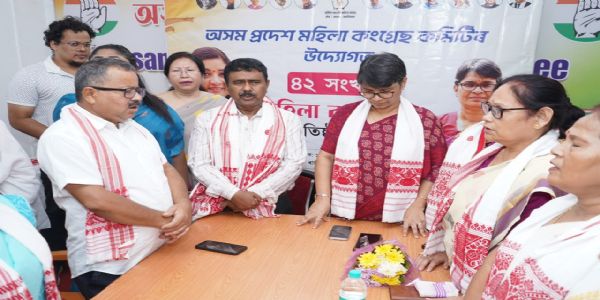 राजीव भवन में मनाया गया महिला कांग्रेस का 42वां स्थापना दिवस