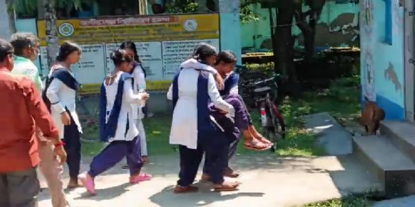 स्कूल में करंट लगने से पांच छात्र-छात्राएं प्रभावित