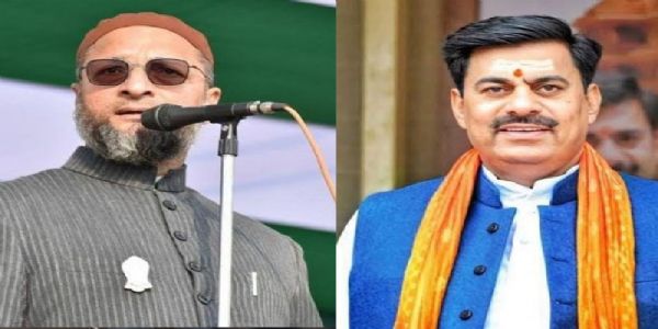 ओवैसी और रामेश्वर शर्मा (फाइल) ओवैसी और रामेश्वर शर्मा (फाइल)