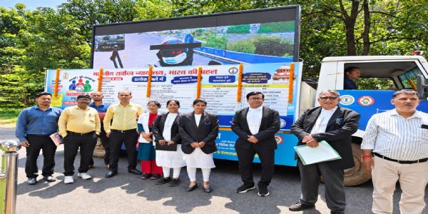मध्यस्थता के लाभों का संदेश जिले के कोने-कोने तक पहुंचाएगा एलईडी वाहन