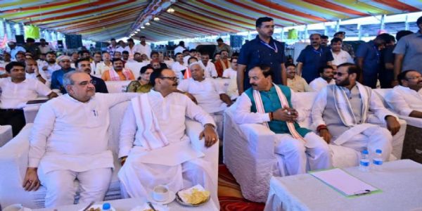 सपा शासन के दौरान यदि यह कथा होती तो श्रोताओं पर चल जाती लाठी : केशव प्रसाद मौर्य