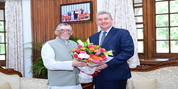 ऑस्ट्रेलिया के महावाणिज्यदूत से मिले राज्यपाल, झारखंड में शिक्षा और पर्यटन पर चर्चा