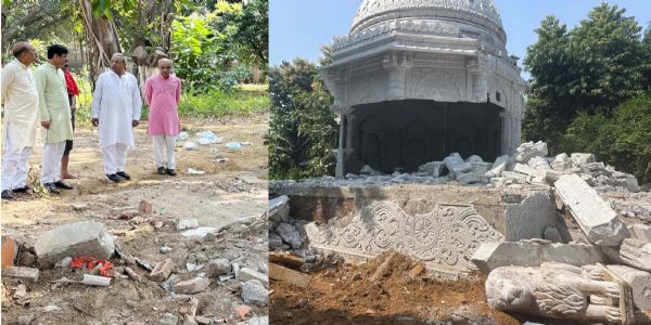 गुरुग्राम: जिस तरह से मंदिर व मूर्तियों को तोड़ा, इसे देख बाबर, गजनी भी शर्मिंदा होंगें: डा. सुरेंद्र जैन