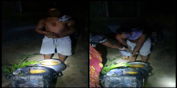 विष्णुपुर में अवैध शराब के खिलाफ अभियान, तीन गिरफ्तार