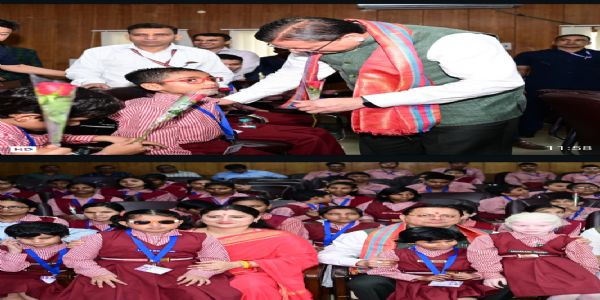 दिव्यांग बच्चों के बीच मुख्यमंत्री धामी ने मनाया जन्मदिन