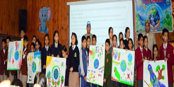 अंतरराष्ट्रीय ओजोन परत संरक्षण दिवस पर 250 विद्यार्थियों ने लिया भाग
