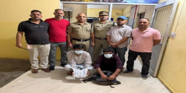 पुलिस एवं एसटीएफ की संयुक्त कार्रवाई एक किलो चरस के साथ दो तस्कर गिरफ्तार