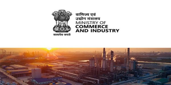 वाणिज्य एवं उद्योग मंत्रालय के लोगो का प्रतीकात्मक चित्र वाणिज्य एवं उद्योग मंत्रालय के लोगो का प्रतीकात्मक चित्र