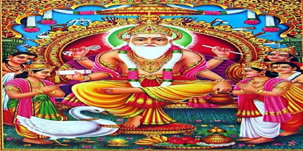 भगवान विश्वकर्मा (प्रतिकात्मक चित्र)। भगवान विश्वकर्मा (प्रतिकात्मक चित्र)।