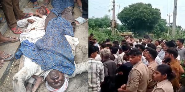 मथुरा में बोरिंग के दौरान हाईटेंशन लाइन की चपेट में आने से 3 लोगों की मौत