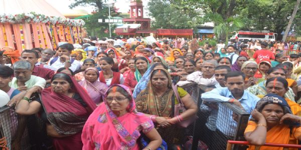 अघोरपीठ में अघोराचार्य का छठी समारोह, उमड़ा आस्था और विश्वास का जनसैलाब
