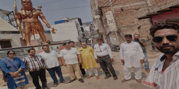 भगवान परशुराम की मूर्ति को नुकसान पहुंचाने पर राष्ट्रीय अधिकार मोर्चा ने जताई नाराजगी, प्रशासन से कार्रवाई की मांग