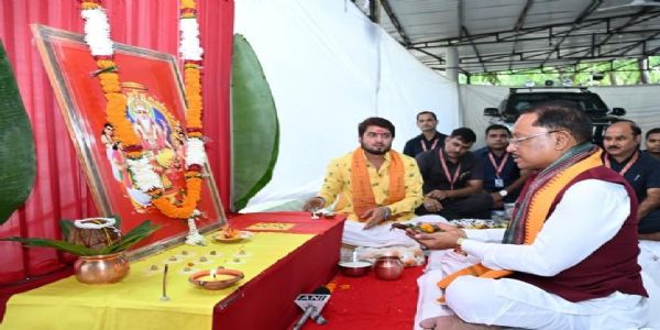सृजन, कौशल और श्रम के सम्मान का संदेश देती है भगवान विश्वकर्मा की आराधना : मुख्यमंत्री साय