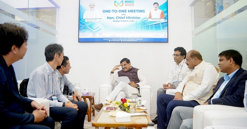 मुख्यमंत्री डॉ. मोहन यादव ने नई दिल्ली में सेमीकंडक्टर इंडिया : 2026 में निवेशकों के साथ वन-टू-वन चर्चा की