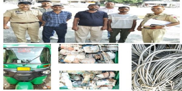 गोदामों में नकबजनी करने वाला गिरोह चढा पुलिस के हत्थे