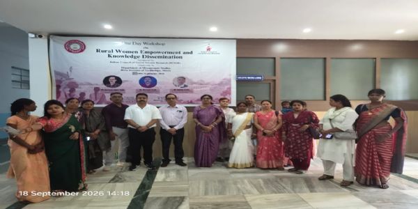 ग्रामीण महिला सशक्तिकरण पर बीआईटी मेसरा में कार्यशाला