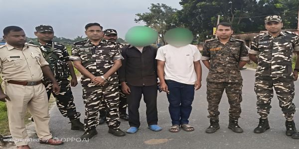 भारत-नेपाल सीमा पर 73.03 ग्राम ब्राउन शुगर के साथ दो नेपाली गिरफ्तार