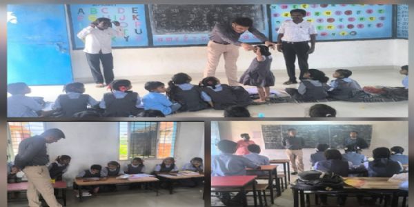 जिला शिक्षा अधिकारी ने विकासखण्ड उसूर के विभिन्न विद्यालयों किया निरीक्षण
