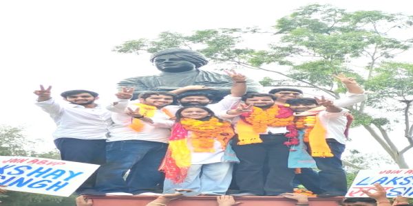 डूसू चुनाव में अभाविप ने अध्यक्ष समेत तीन पद बरकरार रखे, उपाध्यक्ष निर्दलीय के खाते में