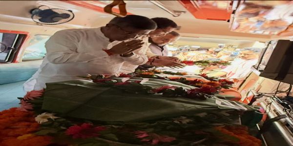 भाजपा प्रदेश कार्यालय में पूर्व मंत्री विमला प्रधान को दी गई श्रद्धांजलि